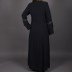Abaya évasé Uzunlar - noir