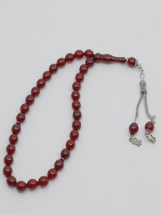 Tasbih perles de prières 33 pièces - bordeaux