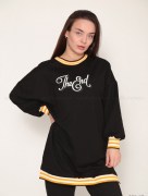 Pull simple Loreen 30619 - noir/jaune
