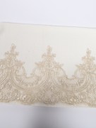 Serviette à motif pailette doré