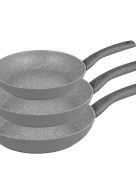 Set de casseroles 3 pièces gris Almina