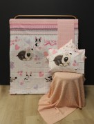 Ensemble de housse de couette avec couverture sweet dog 1 personne Ipekce home  