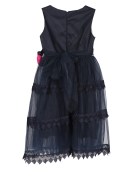 Robe à strass White angel - bleu marine 