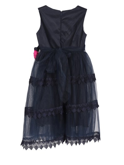 Robe à strass White angel - bleu marine 