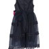 Robe à strass White angel - bleu marine 