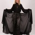 Robe à combinaison à paillettes Fidda - noir/beige