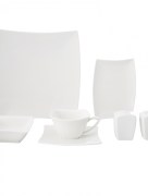 Ensemble de petit-déjeuner Karaca Perfect White 32 pièces pour 6 personnes