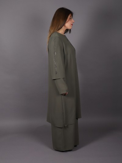Ensemble robes détail avec strass Berre - kaki