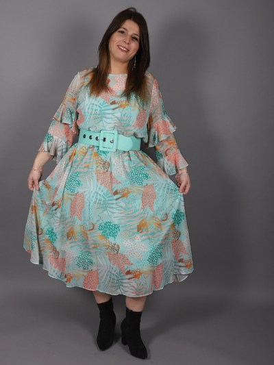 Robe à fleur My twins - multicolore