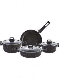 Batterie de cuisine 7 pièces Karaca Morena Bio Granit