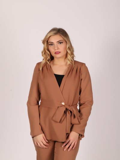 Veste chic Actuel - taupe