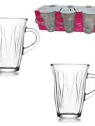 Verres à eau 6 pièces avec poignée Lav Mina 