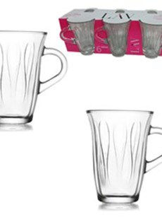 Verres à eau 6 pièces avec poignée Lav Mina 