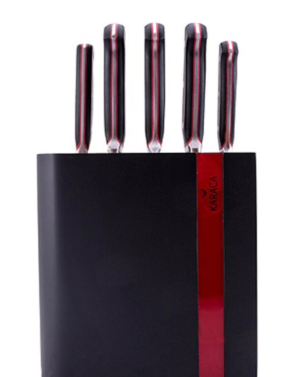 Ensemble de couteaux 6 pièces Kyoto - rouge
