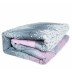 Ensemble de housse de couette 1 personne Miabella - rose/gris