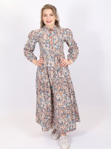Robe à motif en fleur Loreen - multicolore