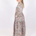 Robe à motif en fleur Loreen - multicolore
