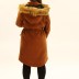 Manteau mi-long simple - marron