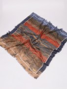 Foulard carré - multicolore crème