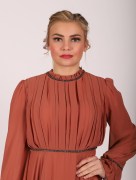 Robe longue élégante Garize - cuivre