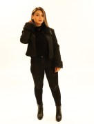 Veste à paillette Exploision - noir