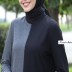 Tunique paillette zébré Gris