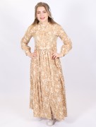 Robe à motif Loreen - beige