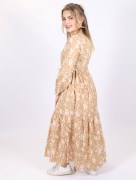 Robe à motif Loreen - beige