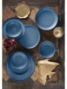 Karaca Ella Blue 24 pièces pour 6 personnes