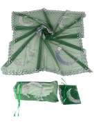 Voile de marié avec gants Étoile de lune - vert