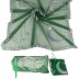 Voile de marié avec gants Étoile de lune - vert