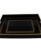 Plateau décoratif Versace noir/doré