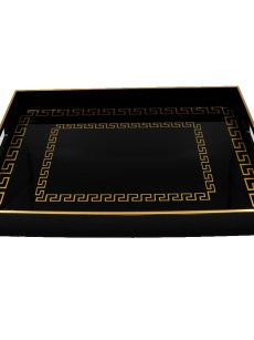 Plateau décoratif Versace noir/doré