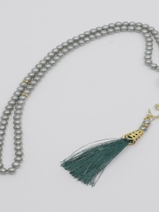 Tasbih à perles 99 pièces - gris