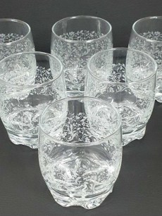  Lav Sarmaşık design verres à eau 6 pièces 