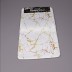 Tapis de bain 2 pièces - marbré doré/écru
