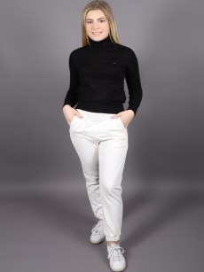 Pantalon à taille élastique Soul - blanc