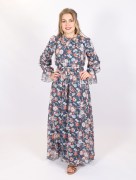 Robe à fleur Loreen - multicolore