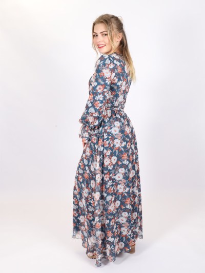 Robe à fleur Loreen - multicolore