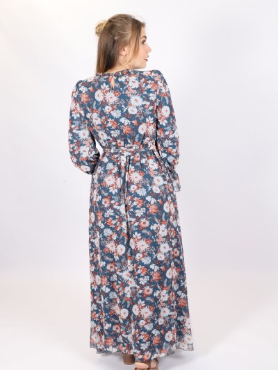 Robe à fleur Loreen - multicolore