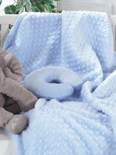 Couverture Ipekce pour bébé - bleu