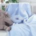 Couverture Ipekce pour bébé - bleu
