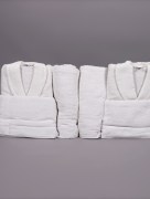 Ensemble de peignoirs ipekce simple 6 pièces - écru 