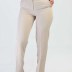 Pantalon poche simple bouton - Taupe 5153T