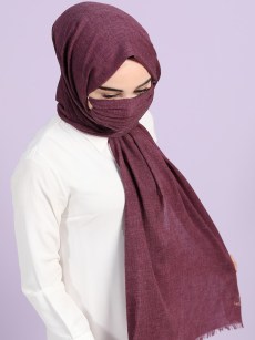 Châle Masqué Sefamerve 0009 - violet
