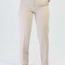 Pantalon poche simple bouton - Taupe 5153T