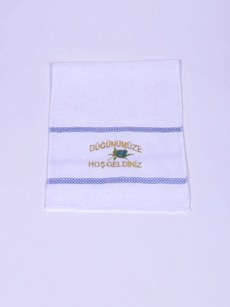 Serviette Düğünümüze Hoşgeldiniz bleu