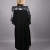 Chemise brillantes à manches bouffantes transparentes Puane - noir