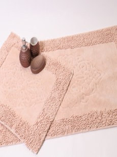 Tapis de bain Ipekce yedi tepe 2 pièces - rose