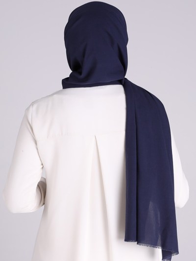 Châle Masqué Sefamerve 0002 - bleu marine